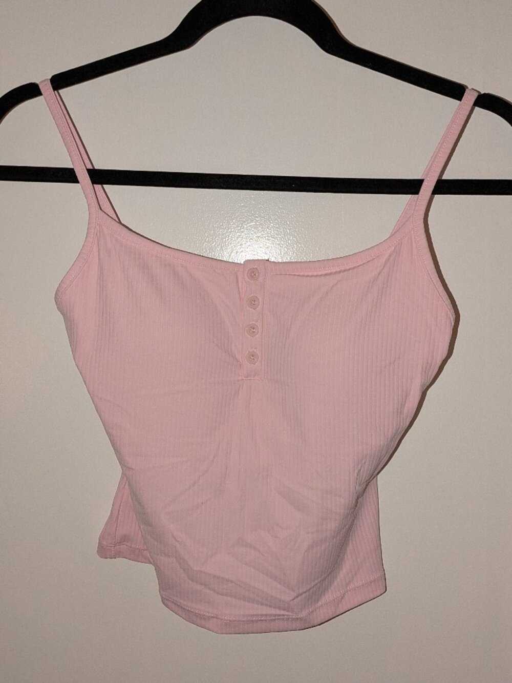 Pink fitted tank